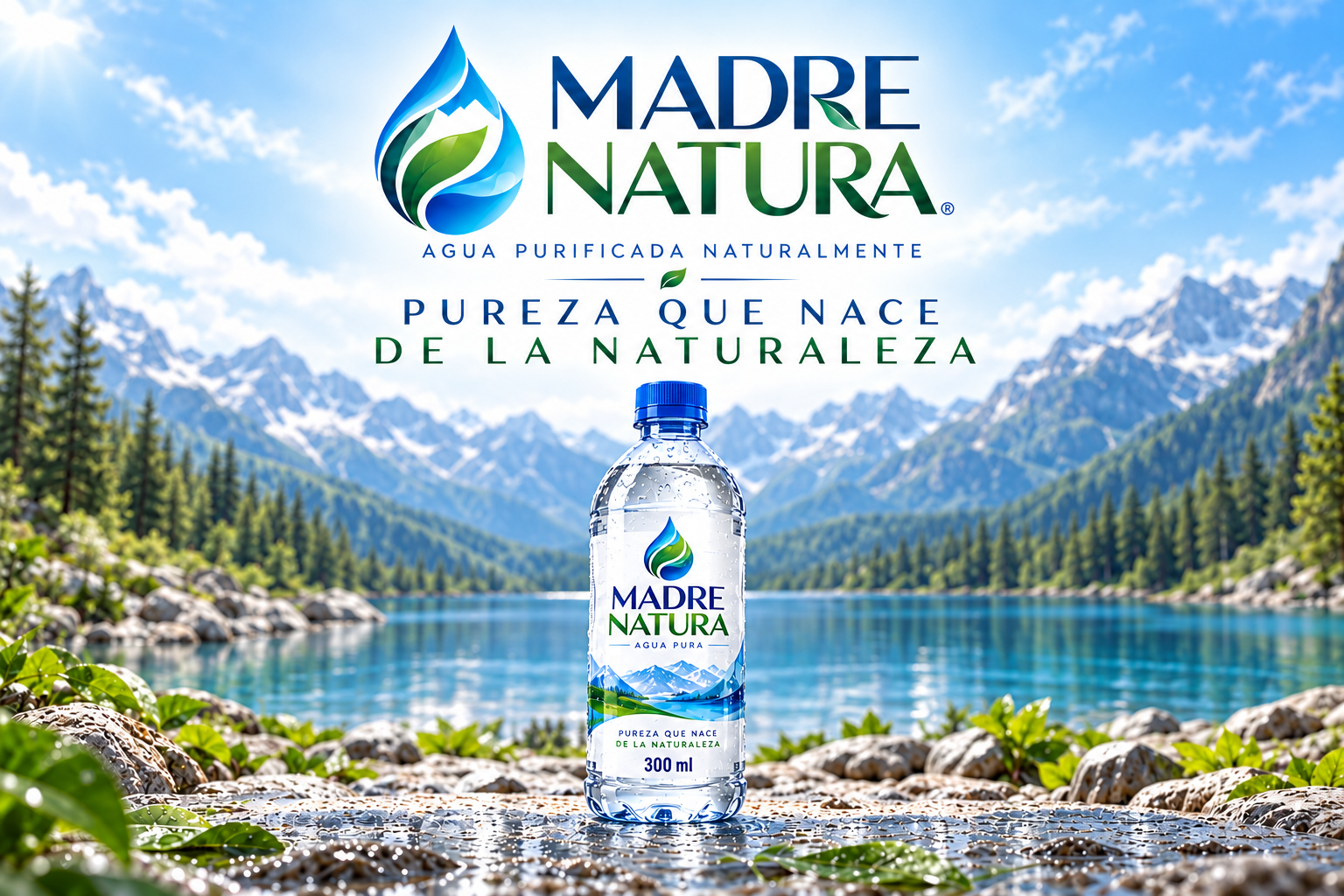 Botella Madre Natura de 300 mililitros